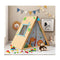 2in1 Kids Play Tent With Wooden Climbing Triangle