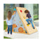 2in1 Kids Play Tent With Wooden Climbing Triangle
