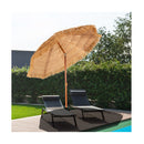 2m Thatch Umbrella Tilting Outdoor Beach Patio Sun Shelter Parasol