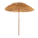 2m Thatch Umbrella Tilting Outdoor Beach Patio Sun Shelter Parasol