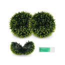 2 Pieces Artificial Plant Cedar Topiary Ball