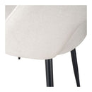 2x Dining Chairs Padded Seat Kitchen Living Room Lounge Cafe