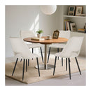 2x Dining Chairs Padded Seat Kitchen Living Room Lounge Cafe