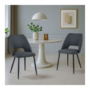 2x Dining Chairs Padded Seat Kitchen Living Room Lounge Cafe