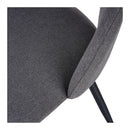 2x Dining Chairs Padded Seat Kitchen Living Room Lounge Cafe