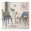 2x Dining Chairs Padded Seat Kitchen Living Room Lounge Cafe