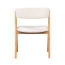 2x Dining Chairs Padded Seat Kitchen Living Room Lounge Cafe Wingback