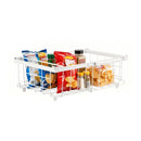 2x Expandable Freezer Organizer Pantry Storage Organiser Wire Baskets