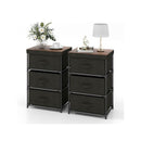 3 Tier Fabric Dresser With 3 Drawers