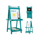 3 In 1 Foldable Art Easel Double Sided With Chalkboard And Whiteboard