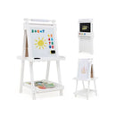 3 In 1 Foldable Art Easel Double Sided With Chalkboard And Whiteboard