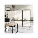 3 Panel Rolling Privacy Screen Folding Room Divider