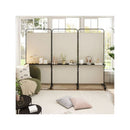 3 Panel Rolling Privacy Screen Folding Room Divider