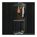 B Series Rotating Multifunctional Trouser Rack Corner Teal Finish