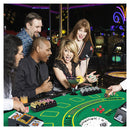 300 Pieces Casino Poker Chip Set With Automatic Card Shuffler