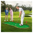 300X150 Cm Golf Putting Green Practice Mat With 3 Holes And Golf Balls