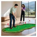 300X150 Cm Golf Putting Green Practice Mat With 3 Holes And Golf Balls