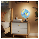 30 Cm Illuminated World Globe Light Up Globe With Wooden Stand