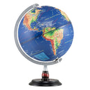 30 Cm Illuminated World Globe Light Up Globe With Wooden Stand