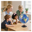 30 Cm Illuminated World Globe Light Up Globe With Wooden Stand