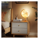 30 Cm Illuminated World Globe Light Up Globe With Wooden Stand
