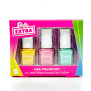 Barbie Extra Range Nail Polish Set 3 X Water-Based Nail Polish 12Ml