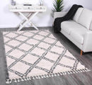 Hazel Drift Cream Grey Tribal Rug