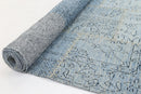 Laurel Oasis Blue Bohemian Patchwork Rug