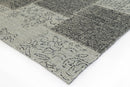 Linden Oasis Grey Bohemian Patchwork Rug