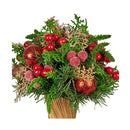 33Cm Christmas Bouquet Berries And Baubles
