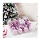 33Pcs Christmas Tree Decorations Set Baubles Ornaments Party Pink