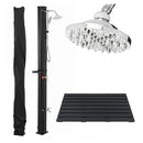 35L Solar Heated Outdoor Shower 2 Section Shower