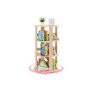 360 Spinning 3 Tier Kids Book Shelf Tower With 12 Sectors