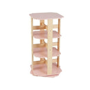 360 Spinning 3 Tier Kids Book Shelf Tower With 12 Sectors