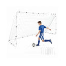 367 X 124 Cm Soccer Goal With Heavy Duty Metal Frame And Ground Stakes