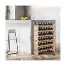 36 Bottles 6 Tier Display Stackable Wood Wine Rack For For Bar