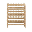 36 Bottles 6 Tier Display Stackable Wood Wine Rack For For Bar