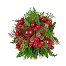 36Cm Christmas Tabletop Topiary Berries And Baubles