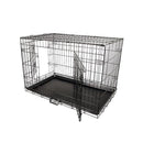 36In Foldable Wire Dog Cage With Tray