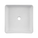 375Mm Bathroom Ceramic Basin Countertop Wash Square Bowl Gloss