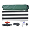 380L Foldable Rain Barrel Collapsible Water Storage Tank With Faucet