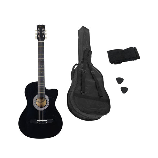 38In Cutaway Acoustic Guitar With Guitar Bag