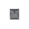 Stainless Steel Kitchen Laundry Sink 390Mm Single Bowl Gunmetal Grey