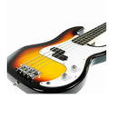 39In Electric Guitar Bass Music 4 String Instrument Full Size Sunburst