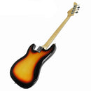 39In Electric Guitar Bass Music 4 String Instrument Full Size Sunburst