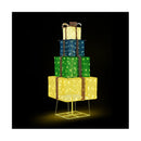 3D Christmas Light Led 142Cm Gift Xmas Boxes 8 Effects