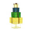3D Christmas Light Led 142Cm Gift Xmas Boxes 8 Effects