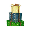 3D Christmas Light Led 142Cm Gift Xmas Boxes 8 Effects