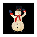 3D Christmas Snowman Light Led 127Cm Xmas Festive Display
