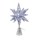3D Christmas Tree Topper Star Led Decorations Xmas Party Timer